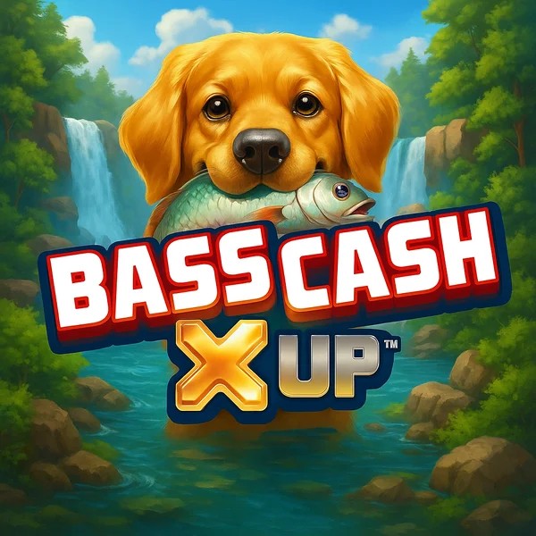 Bass Cash X UP logo by Alchemy Gaming at GT CasinoBass Cash X UP