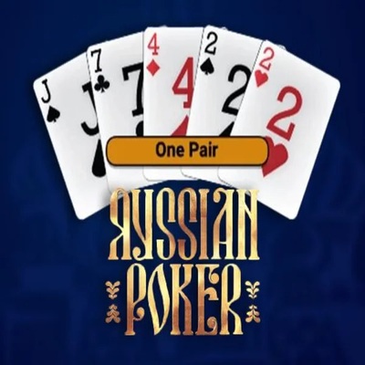 Russian Poker slot logo by OneTouch Games at GT CasinoRussian Poker